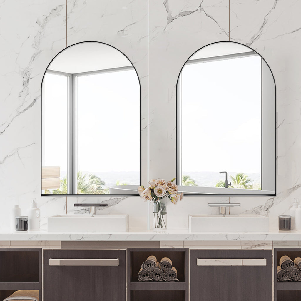 24x36 Inch Arched Recessed Medicine Cabinet