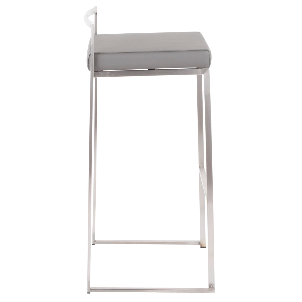 30" Contemporary Stackable Barstool Set