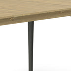 Beachside Outdoor Extendable Dining Table - Light Teak