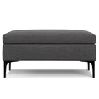 Rebecca 36 Inch Wide Rectangular Coffee Table Storage Ottoman