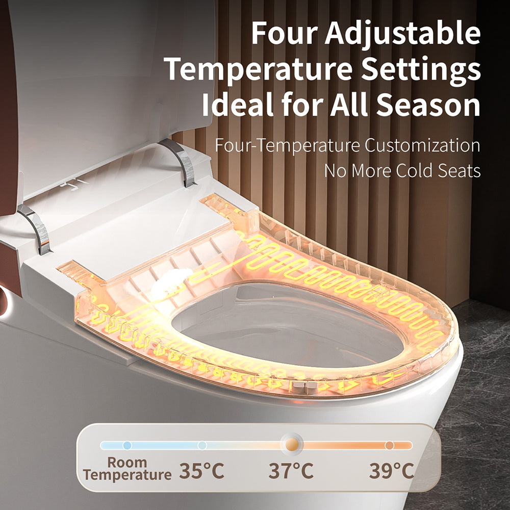 Smart Toilet Bidet with Auto Open Close