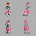 Christmas Poodle Statue
