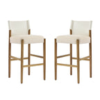 28.5'' Modern Solid Wood Bar Stool Set