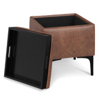 Natasha Storage Ottoman with Tray