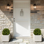 Boxwood Ball Shaped Artificial Topiary Shrubs Set of 2