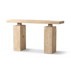 Calder 60" Solid Reclaimed Elm Plinth Console Table