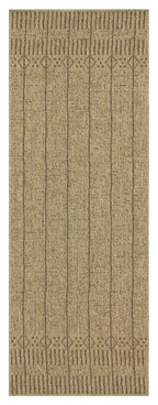Earth GC_NTL1009 Jute/Mocha 5 ft. 3 in. x 7 ft. 3 in. Indoor/Outdoor Area Rug