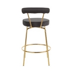 Counter Stool in Velvet
