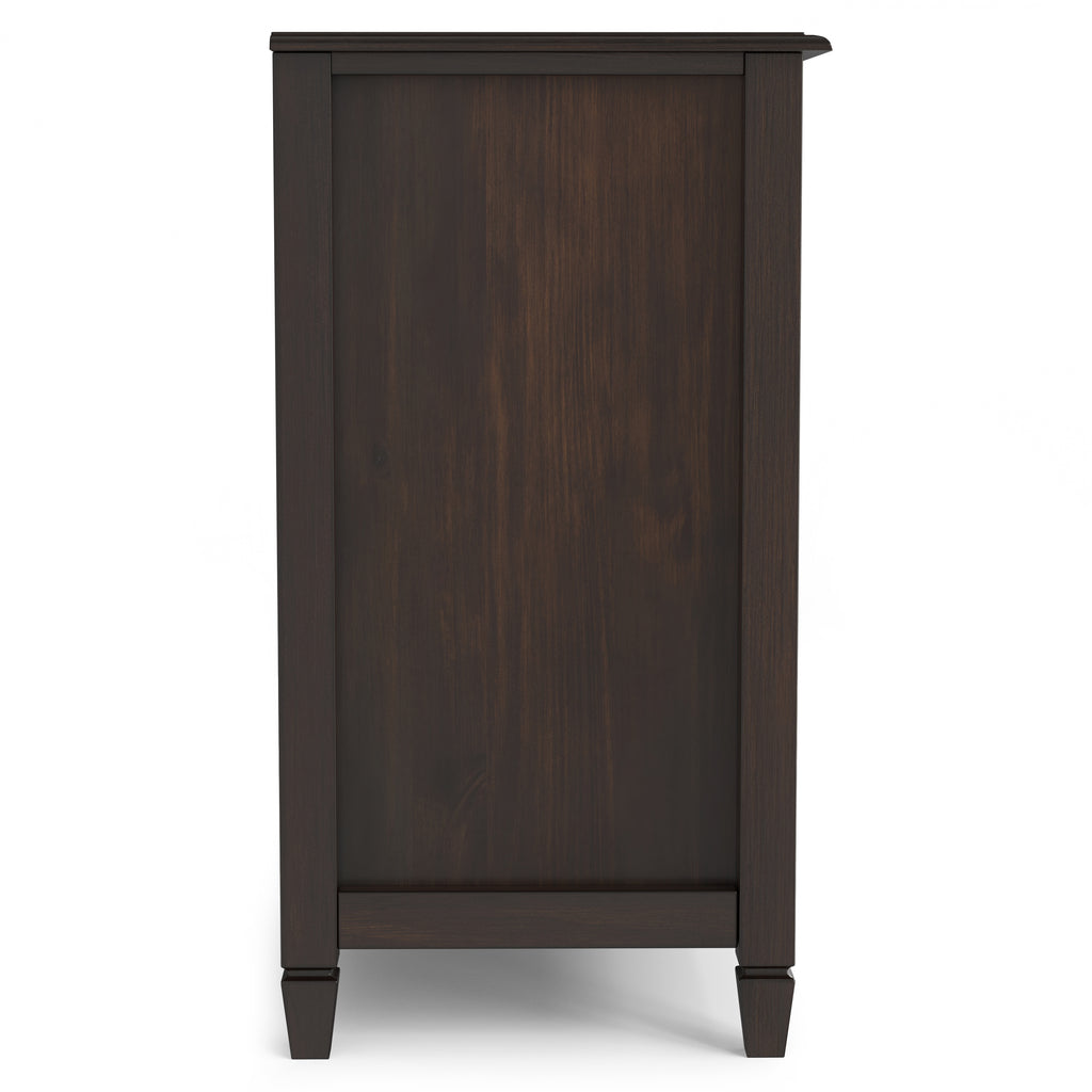 Connaught 60 Inch Wide Solid Wood Storage Cabinet Buffet in Chestnut