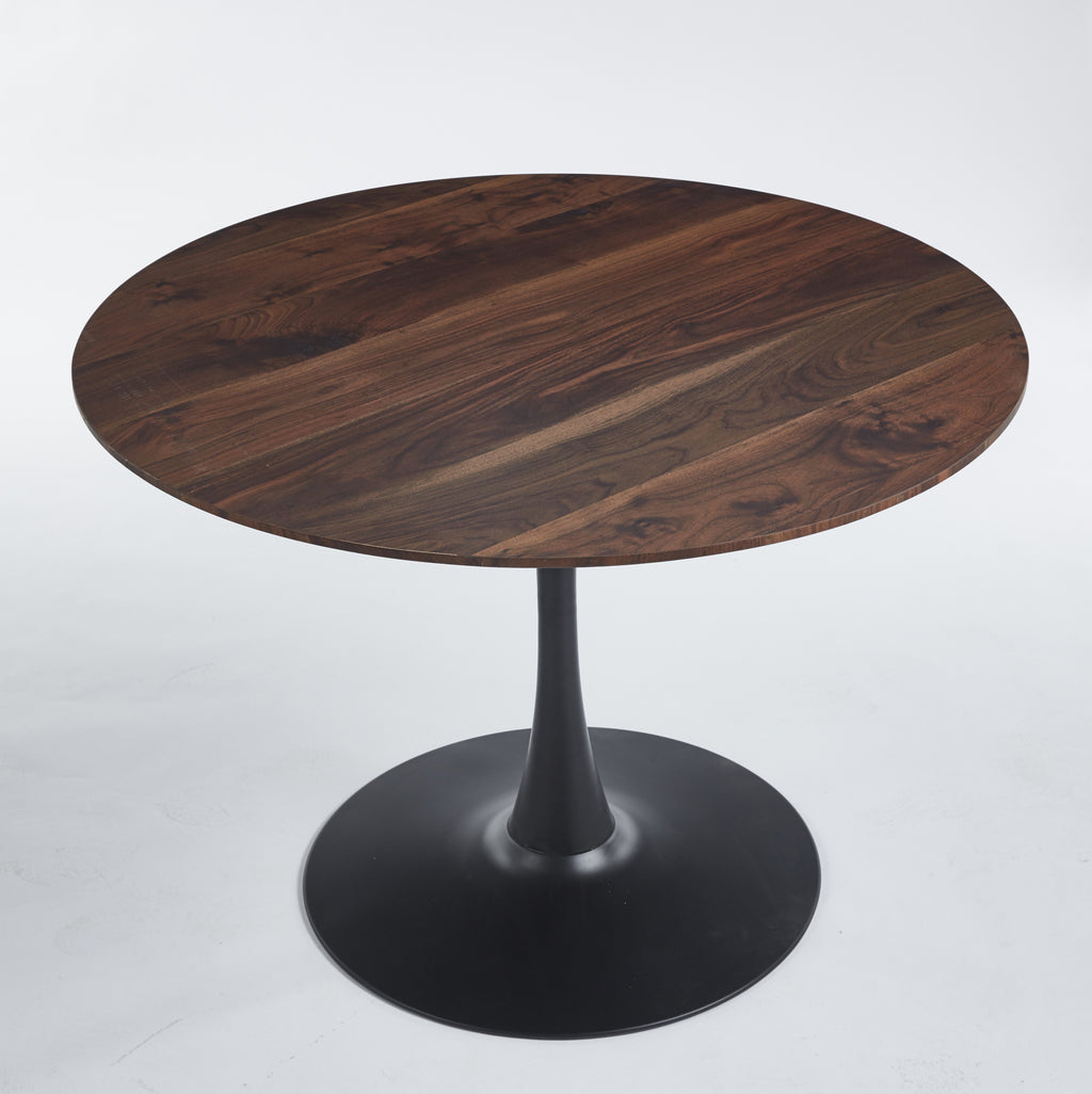 42.1" Wood Color Top Tulip Dining Table