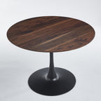 42.1" Wood Color Top Tulip Dining Table