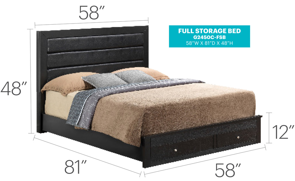 Sleek Transitional Bed