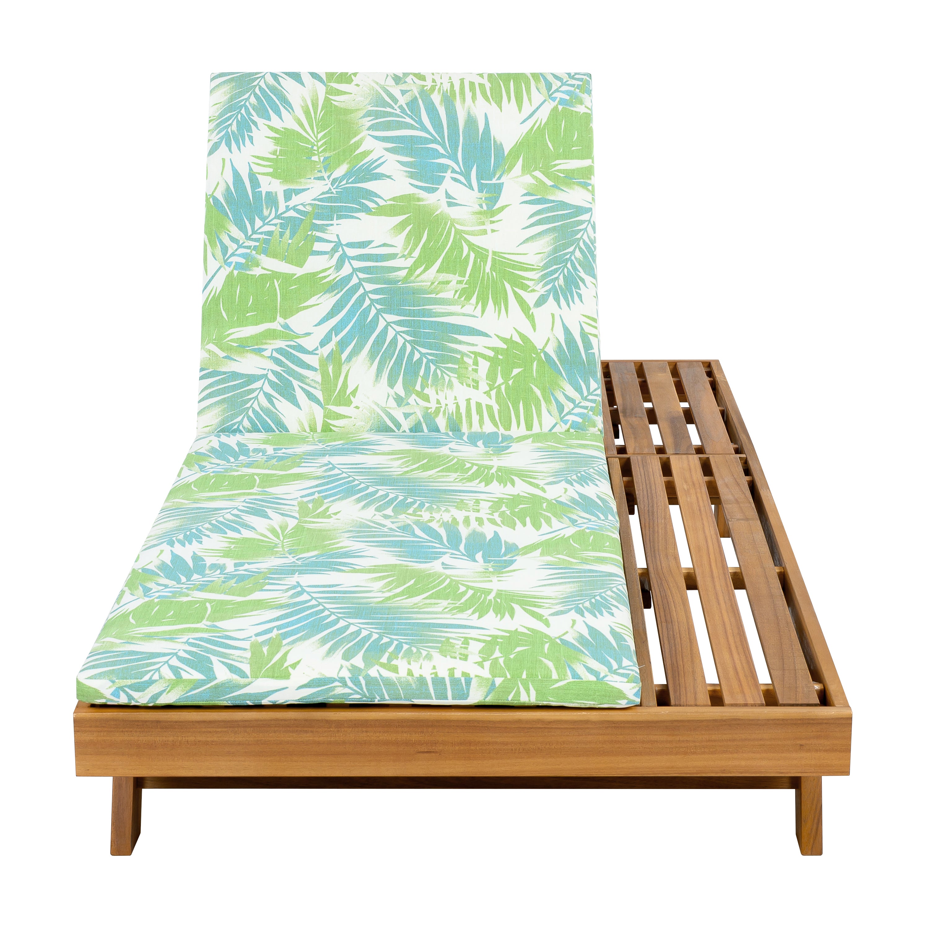Lounge Chaise Set - Premium Acacia Wood with Cushions
