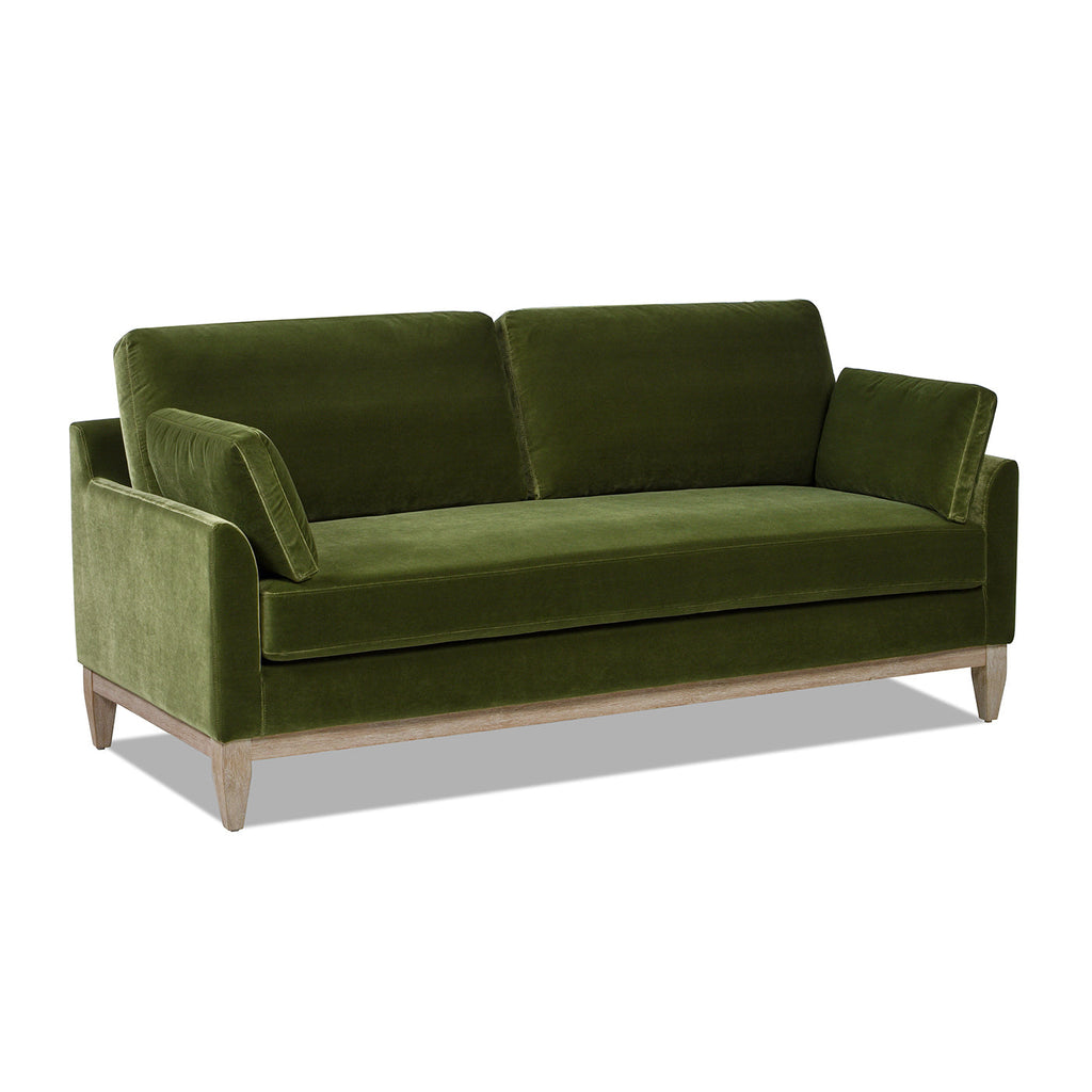 75.5' The Norbrunn™ Eco-Velvet Lounge Sofa