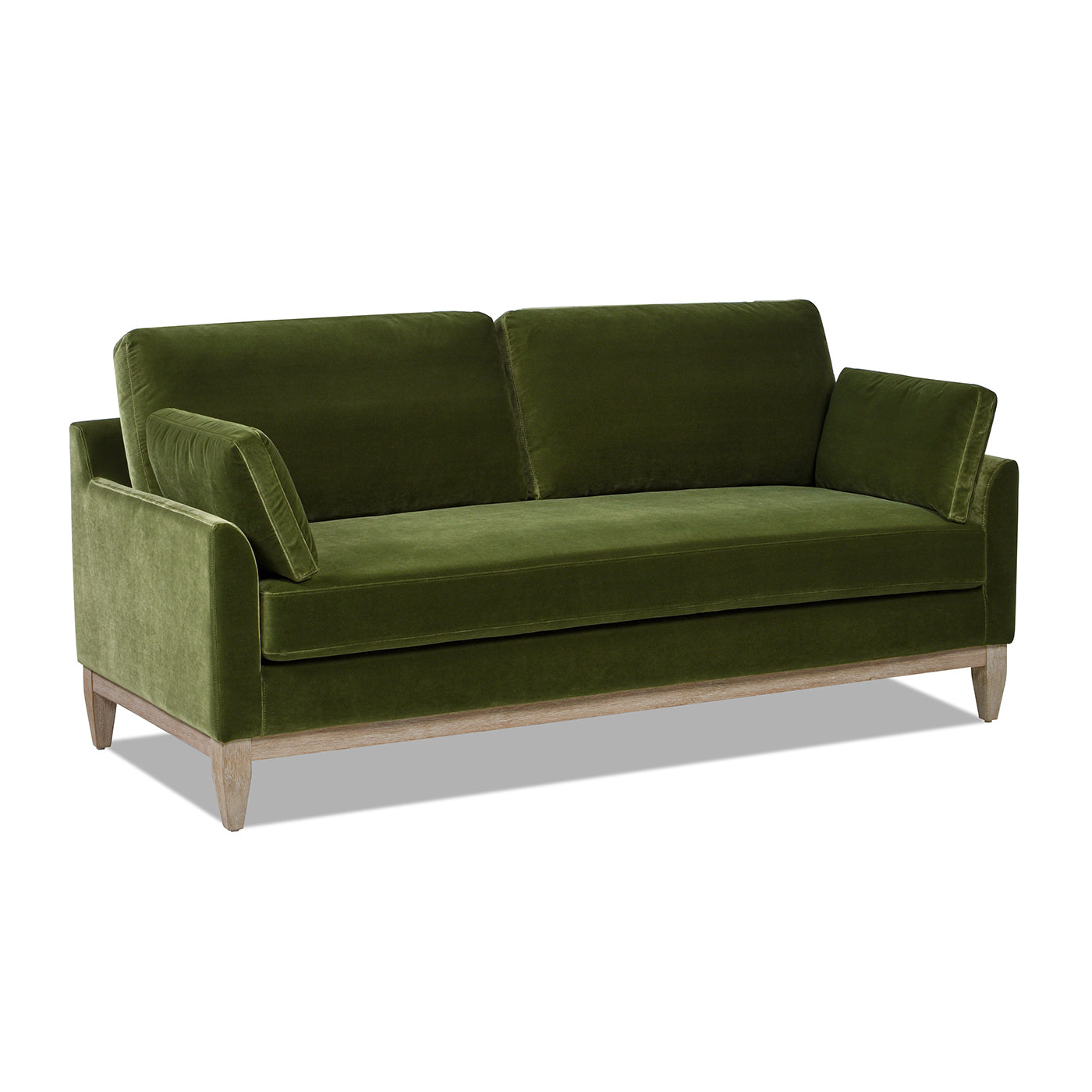 75.5' The Norbrunn™ Eco-Velvet Lounge Sofa