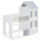 Twin Over Twin House Bunk Bed