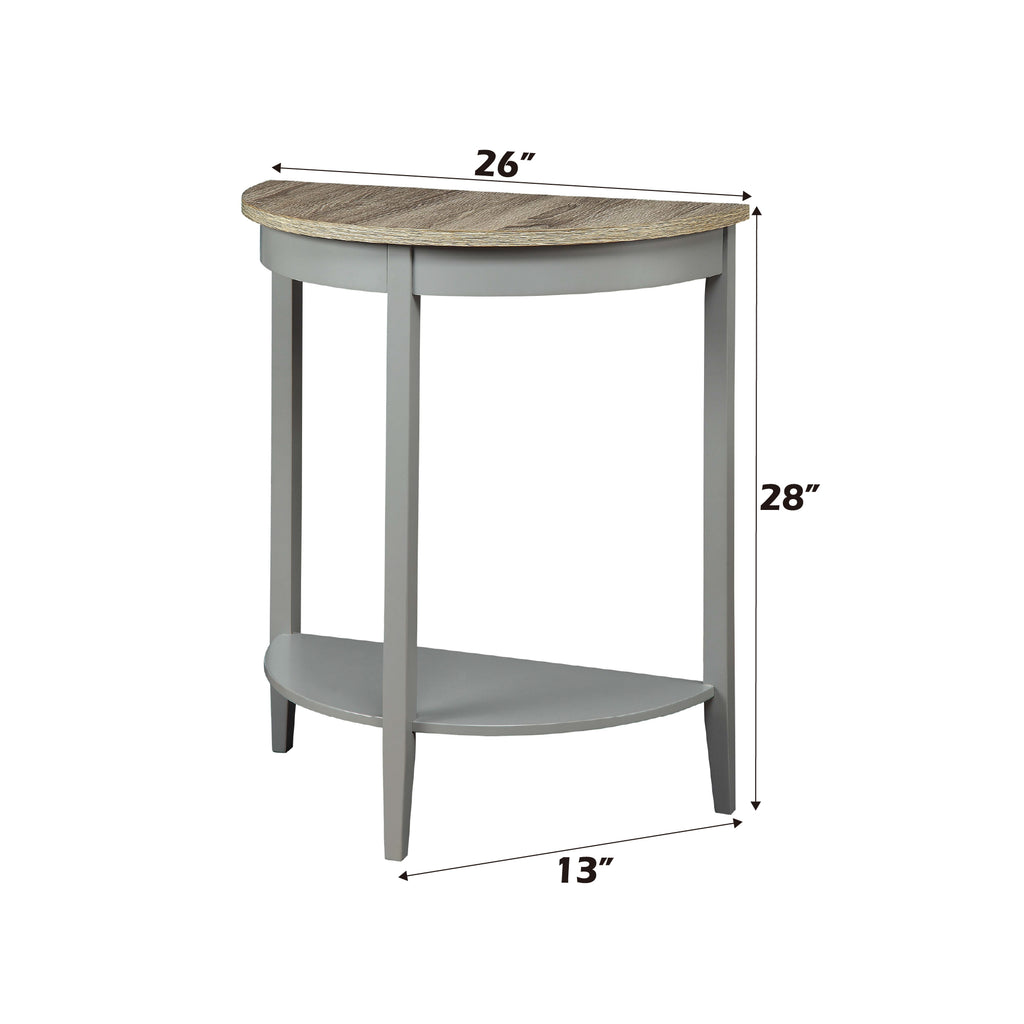 Justino Half-Moon Console Table