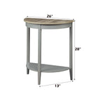 Justino Half-Moon Console Table