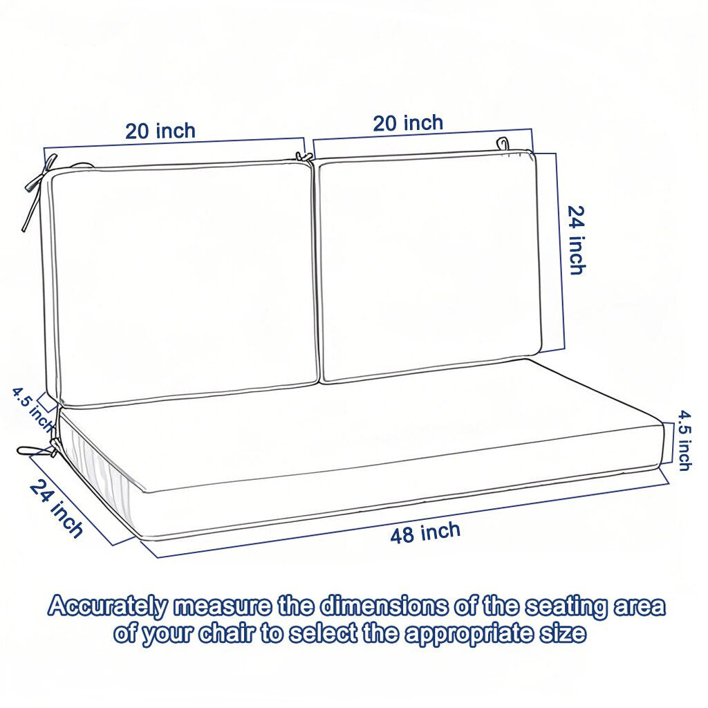 Outdoor Deep Seat Cushions for Patio Furniture