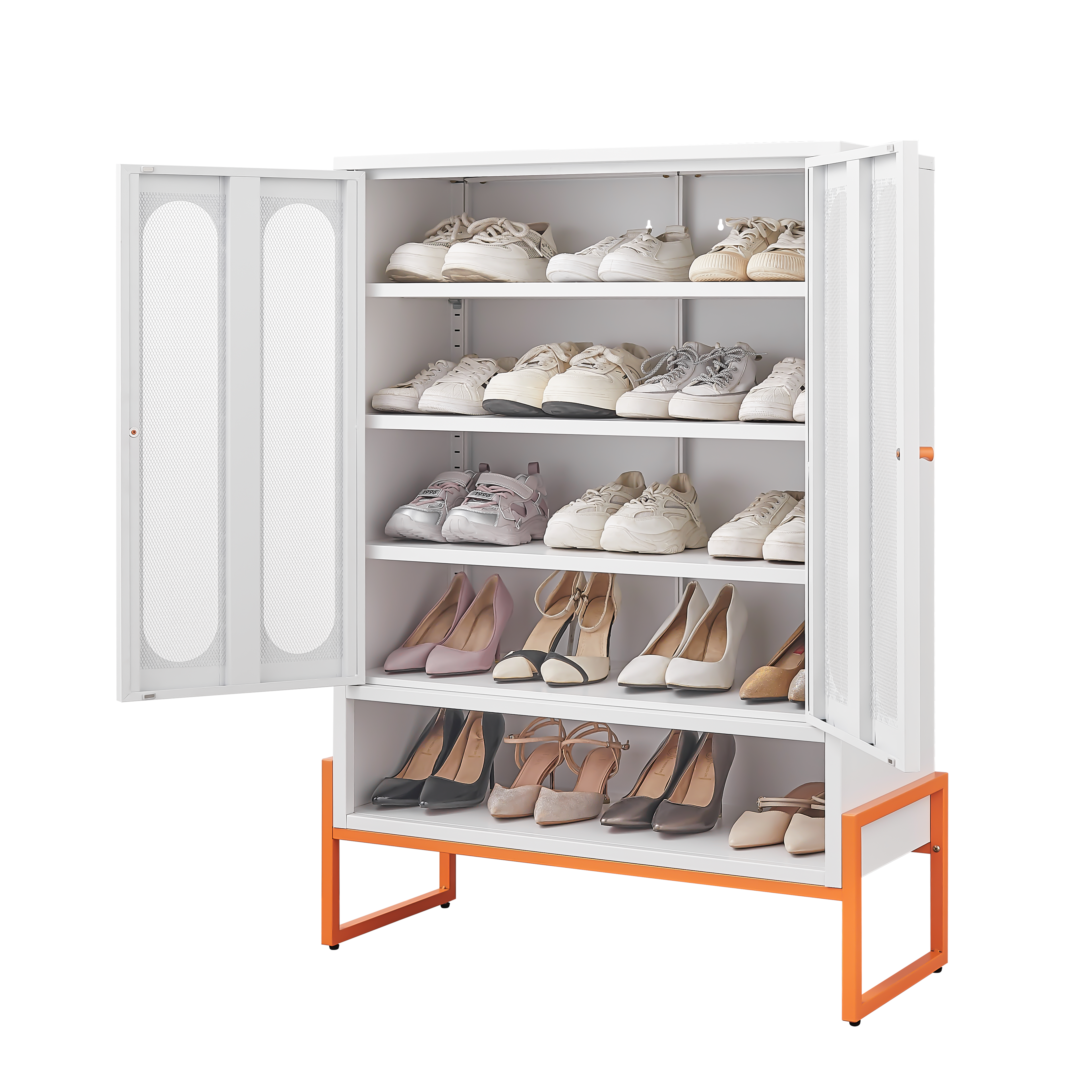 Modern Minimalist Double Door Shoe Cabinet