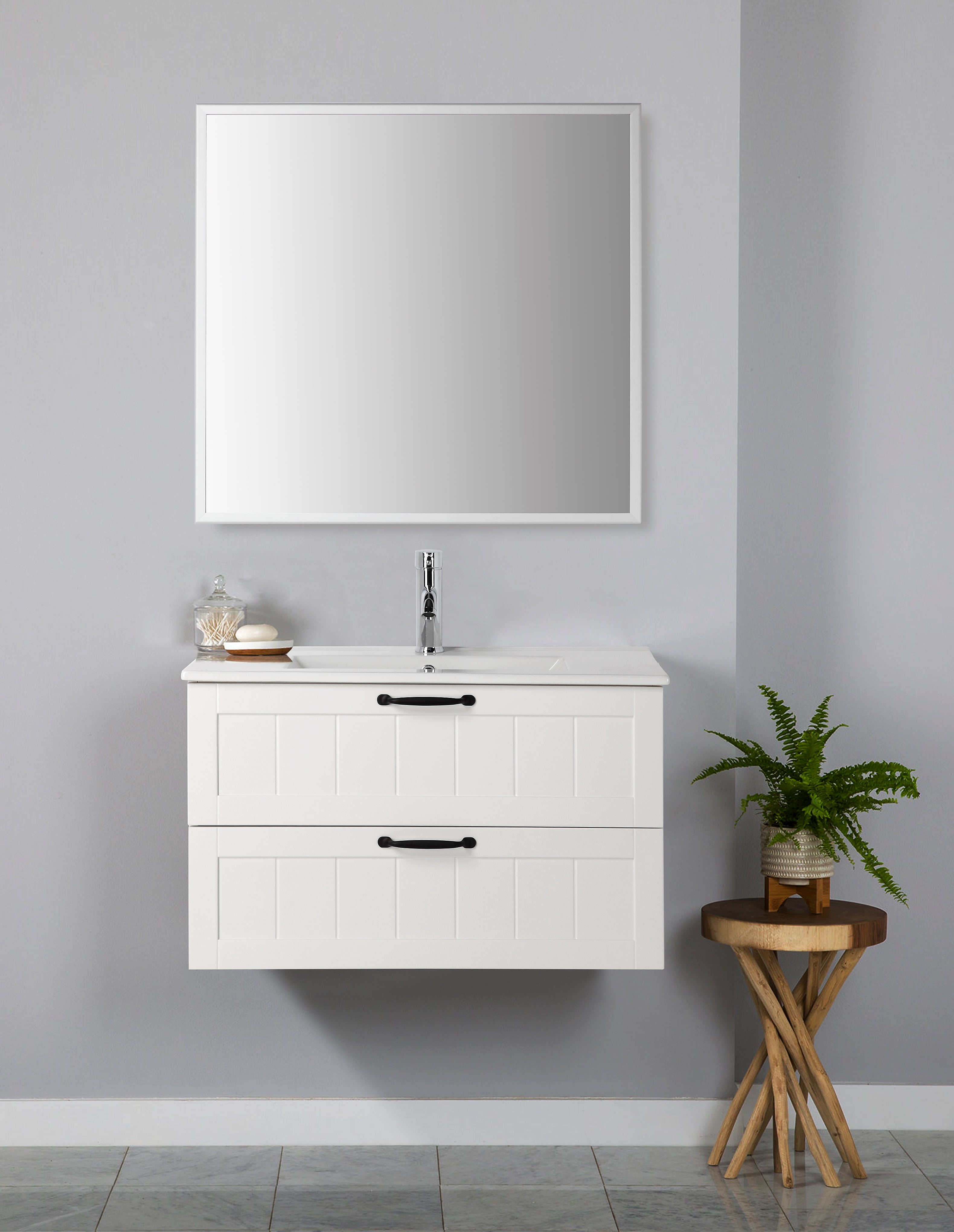 31.5" Bathroom Vanities Cabinet with Sink Combo