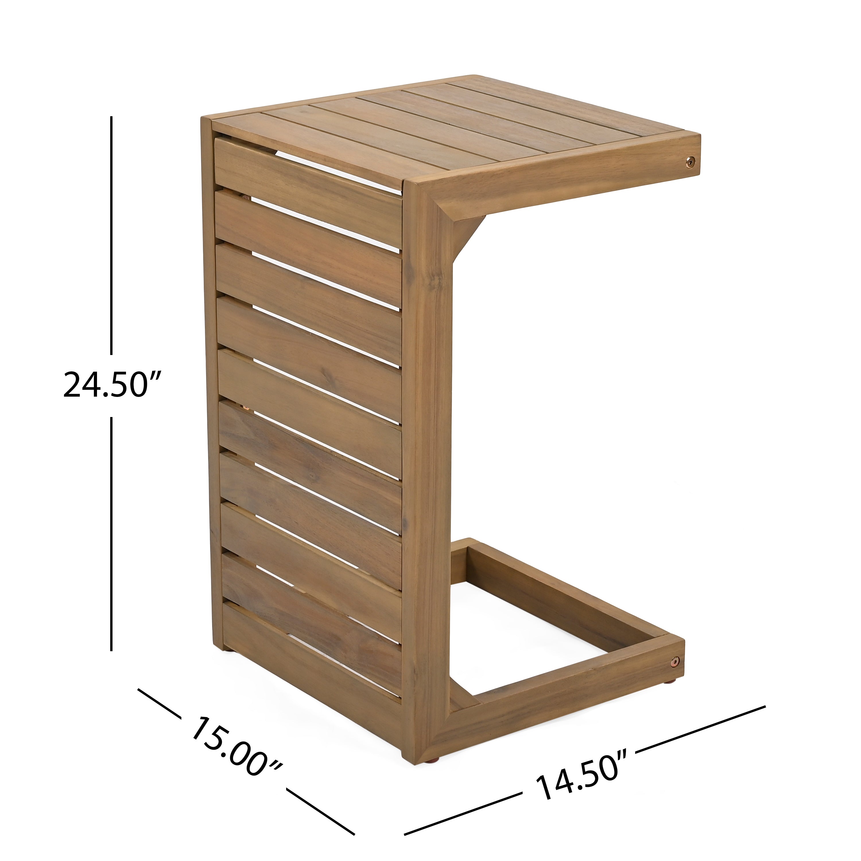 C-Shape End Table