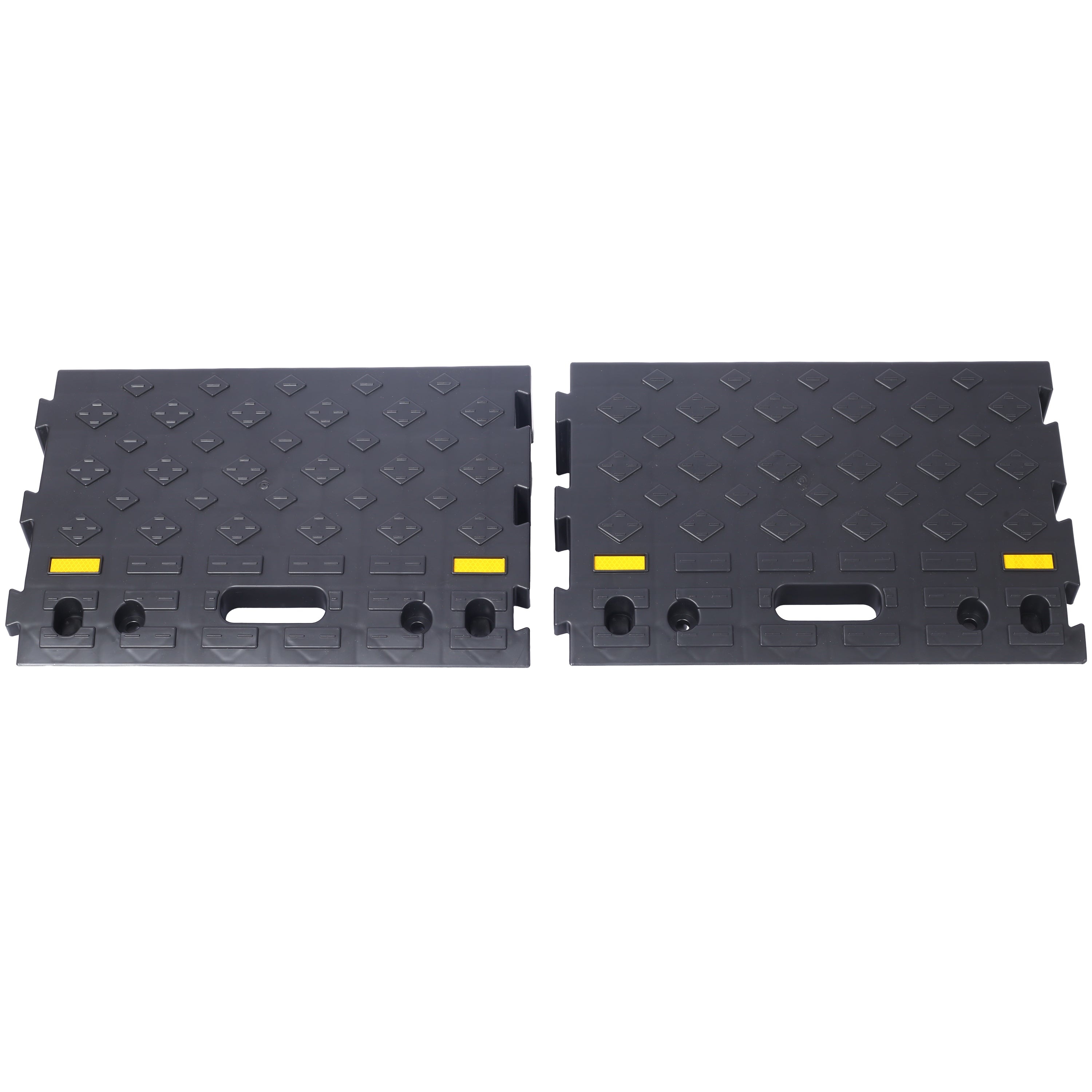 4" High 2-Piece Portable Automotive Curb Ramp
