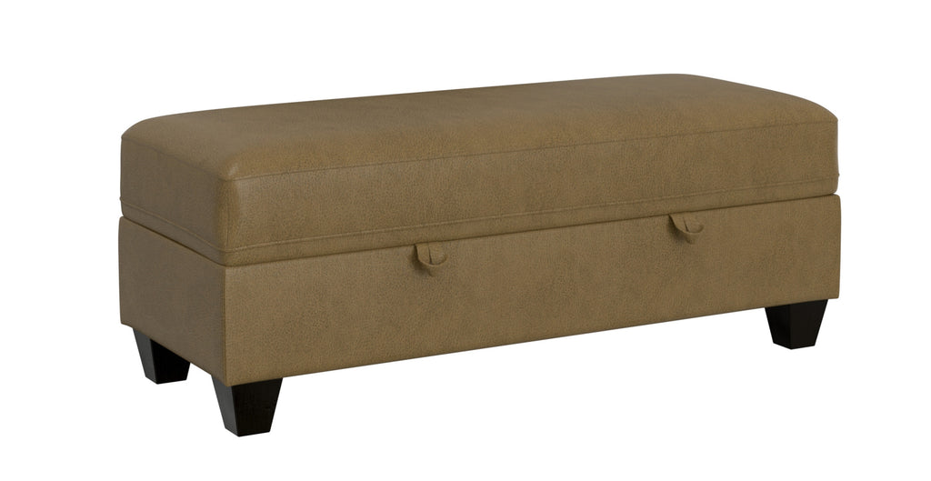 Brown Storage Ottoman