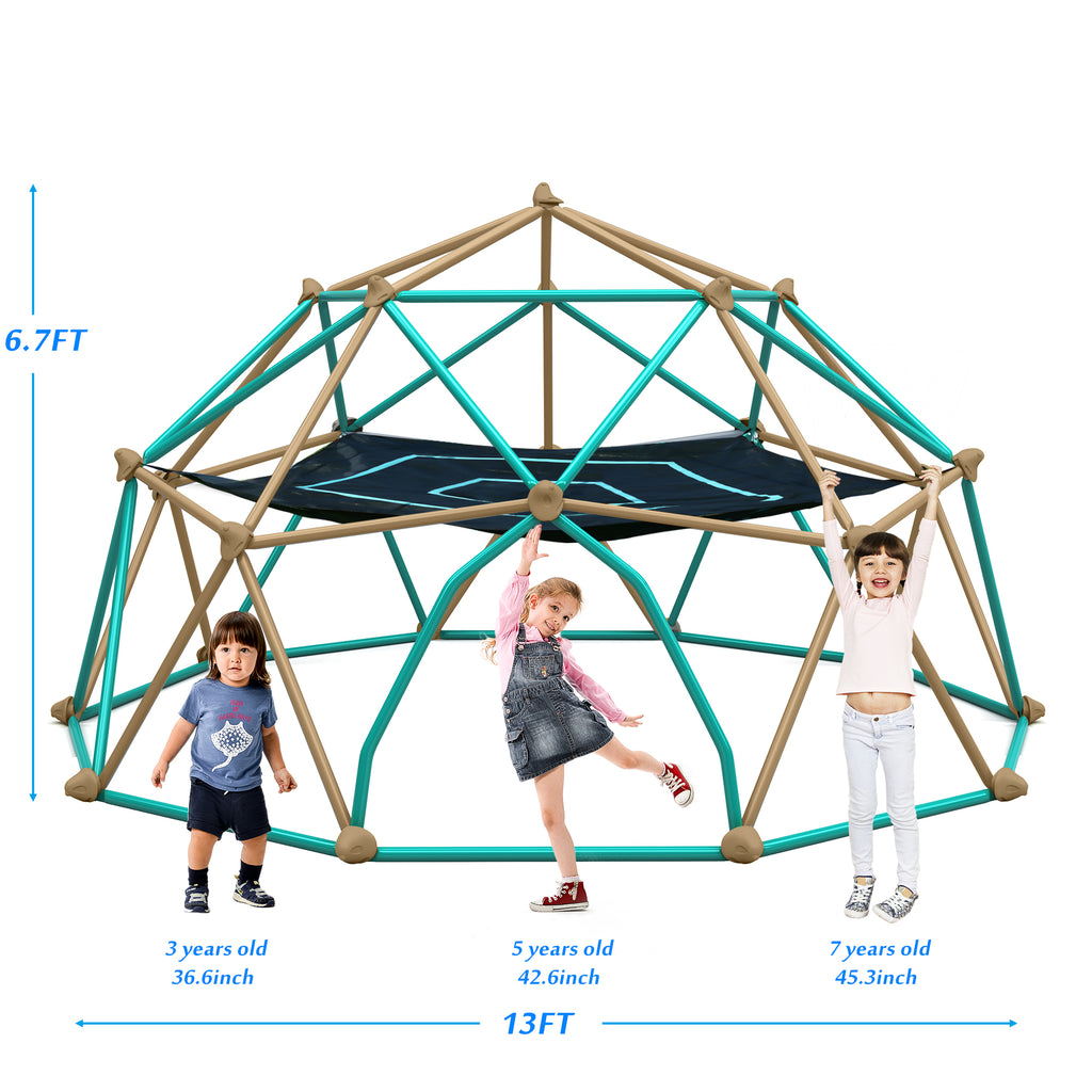 13ft Geometric Dome Climber Play Center