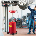 20 Gallon Portable Waste Oil Drain Tank