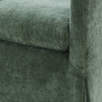 Luisa Skirted Swivel Accent Chair - Ivy