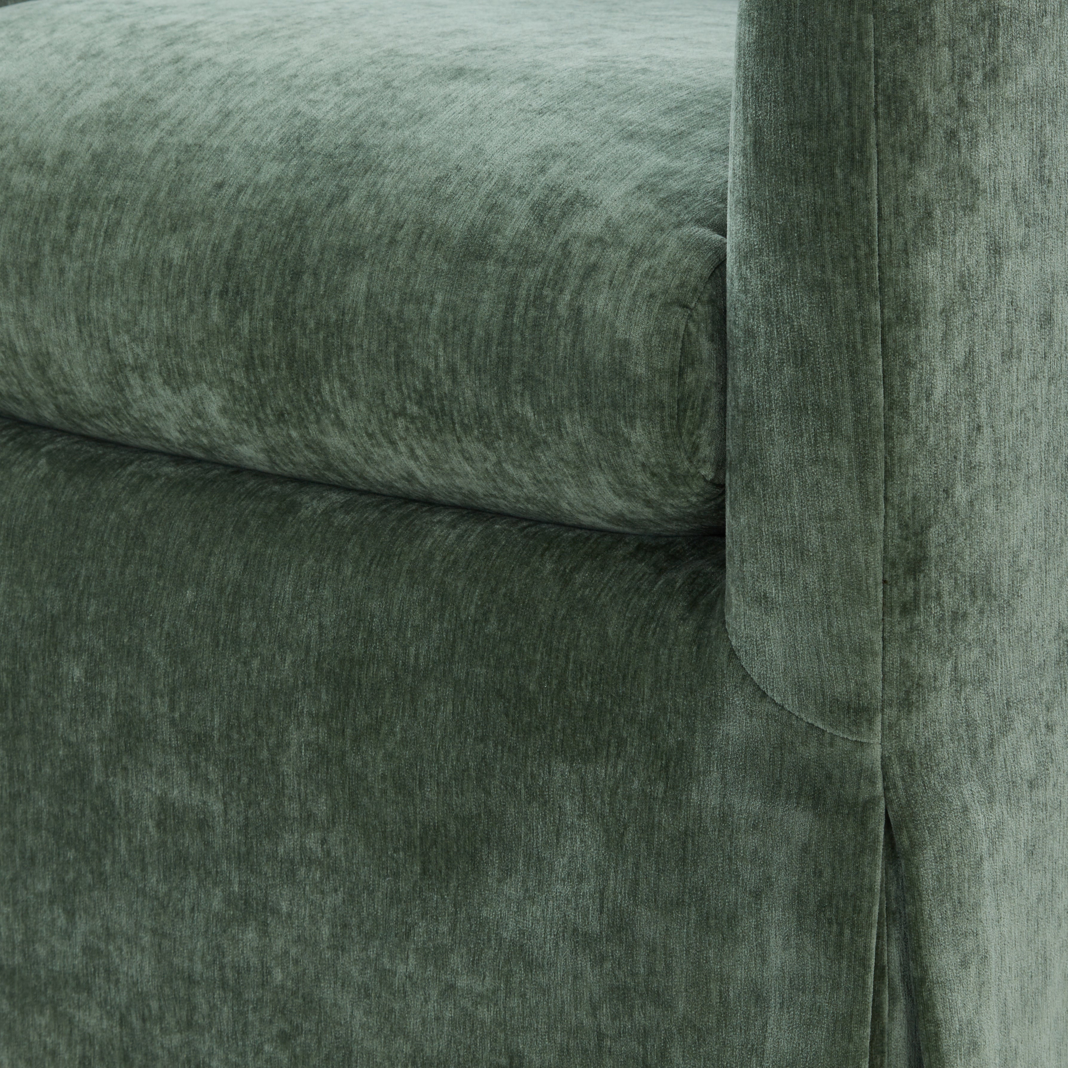 Luisa Skirted Swivel Accent Chair - Ivy