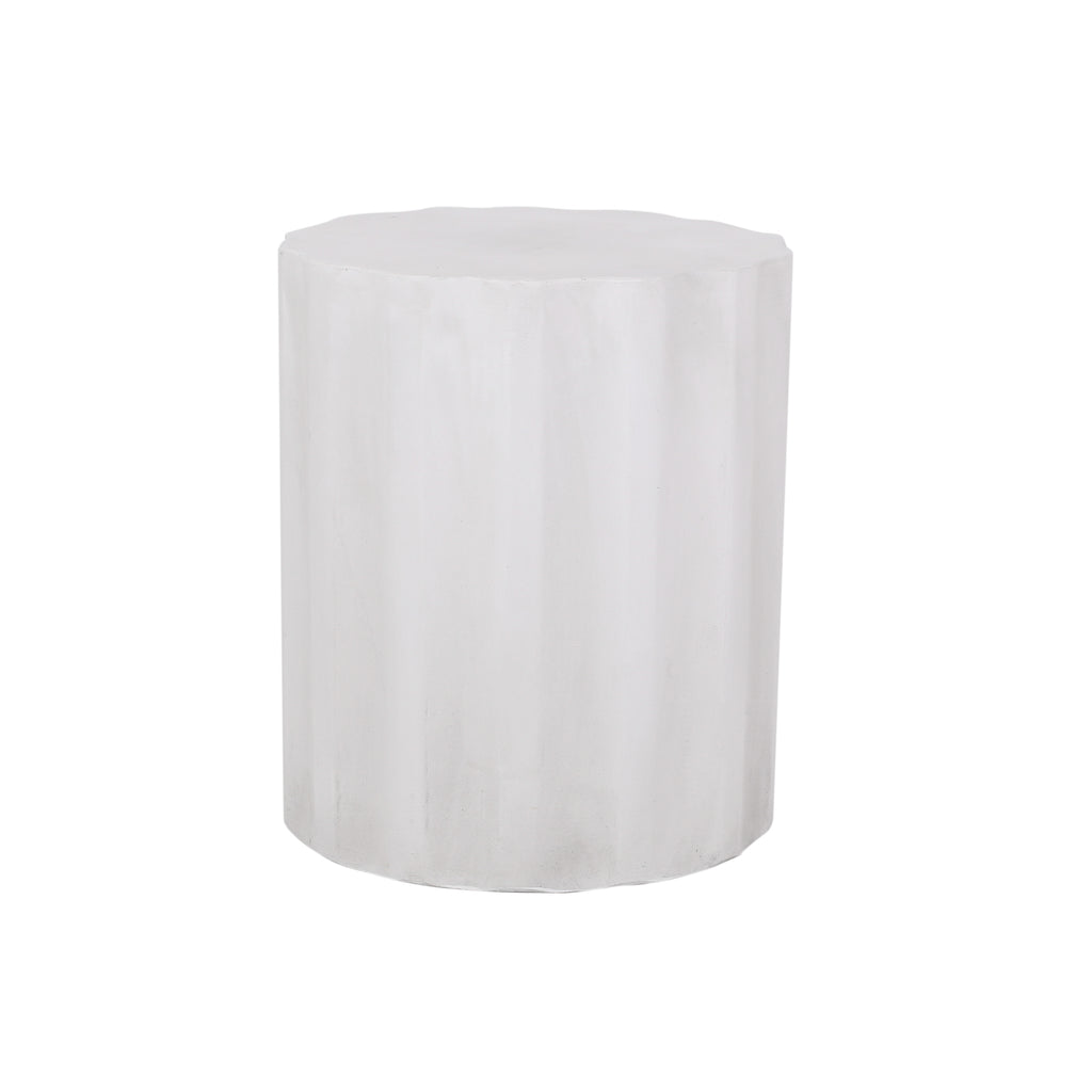Outdoor Lightweight Concrete Side Table - Antique