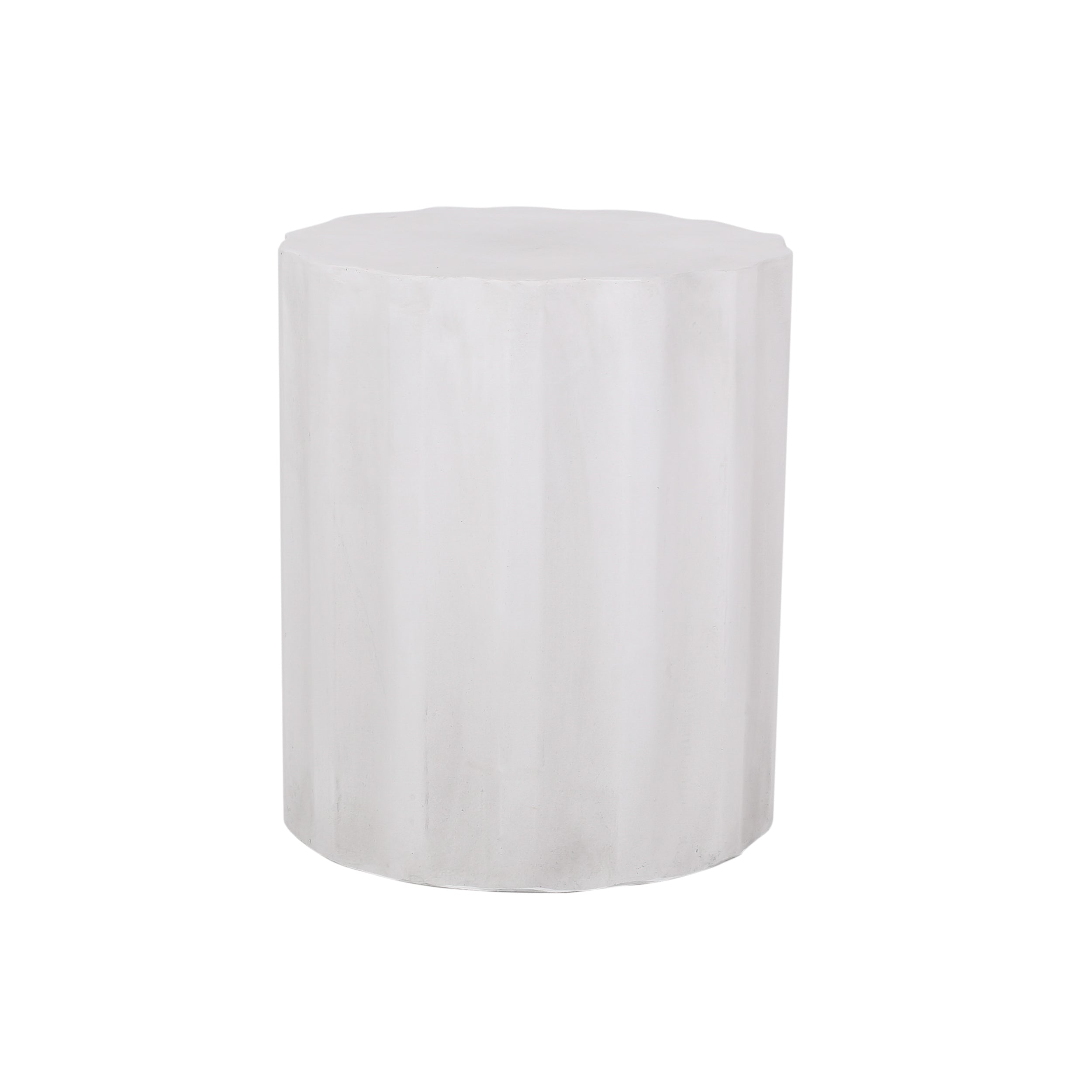 Outdoor Lightweight Concrete Side Table - Antique