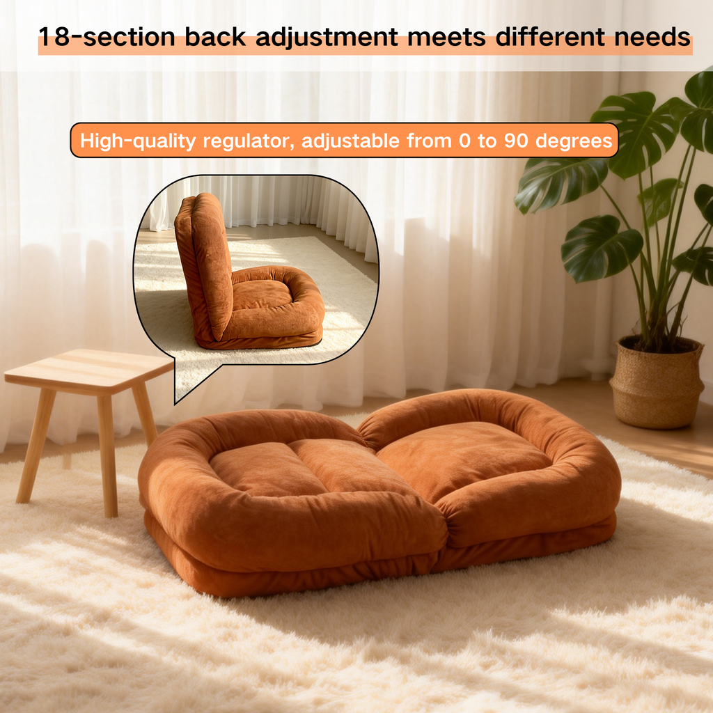 Egg Tart Lazy Sofa - Multi-Segment Folding Comfort