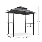 Outdoor Grill Gazebo 8 x 5 Ft
