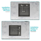 15" Undermount Bar Sink with Folding Faucet