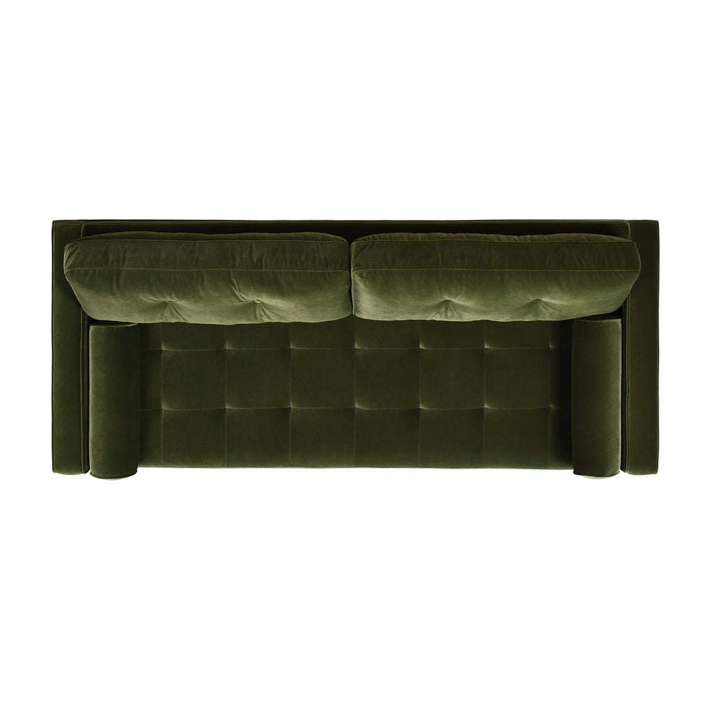 Nicholas 83.5" Mid-Century Modern Sofa, Olive