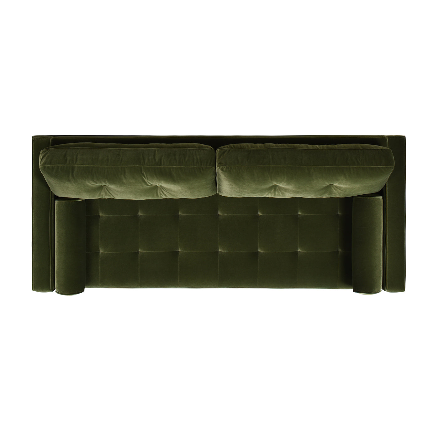 Nicholas 83.5" Mid-Century Modern Sofa, Olive