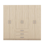 6-Doors Wooden Wardrobe Storage for Bedroom