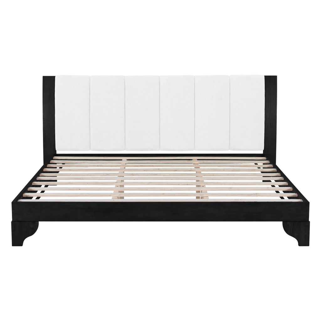 King Size Bed Frame in Black and White
