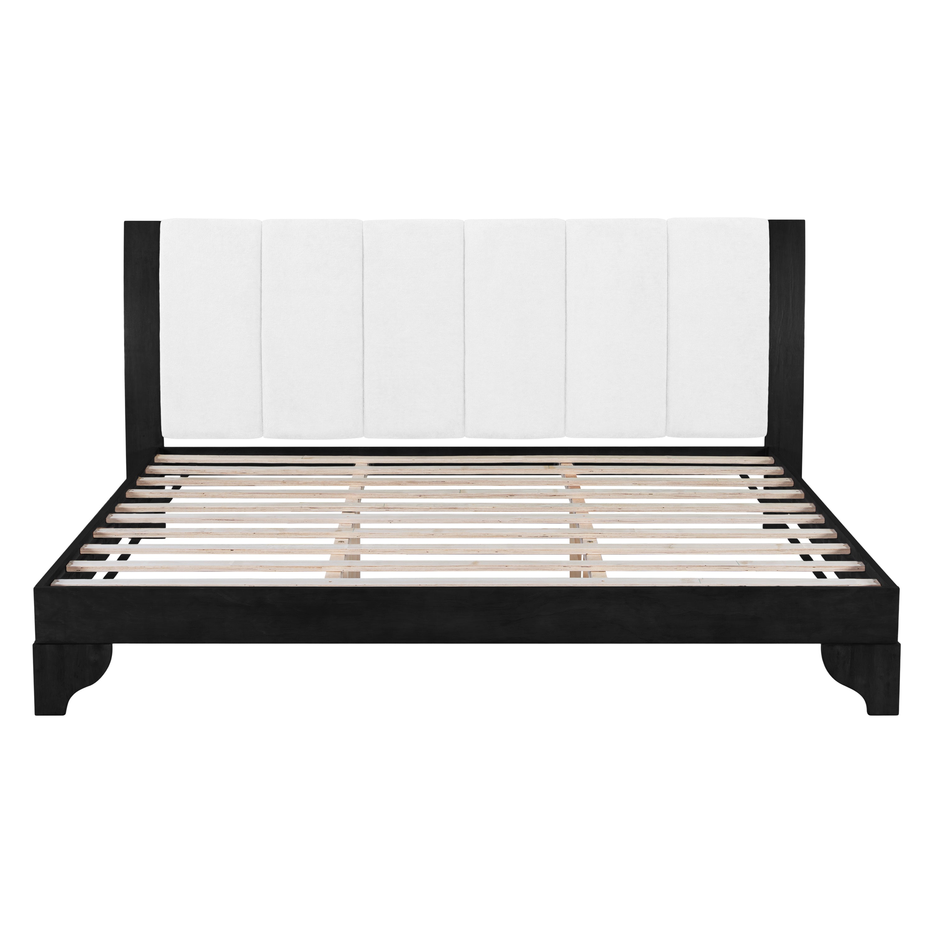 King Size Bed Frame in Black and White