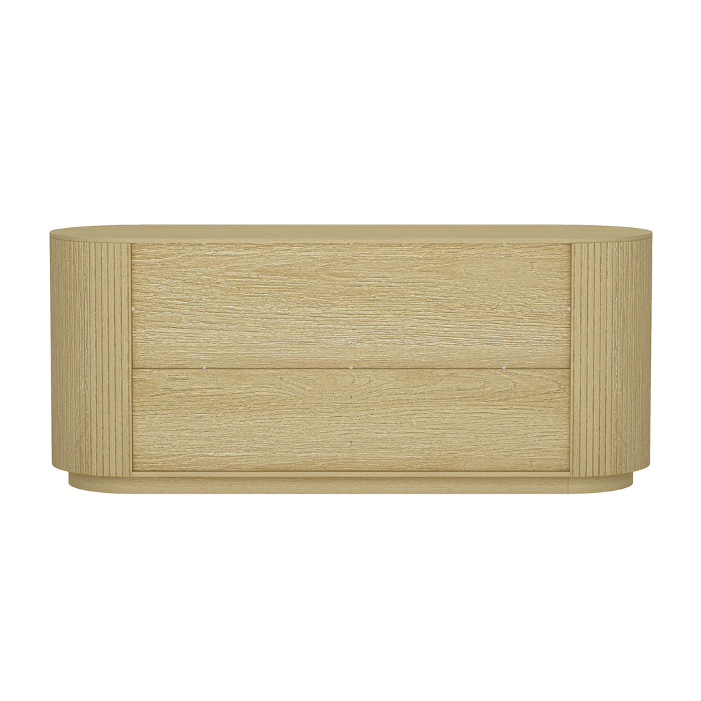 Olivia Modern 71.3" Double Dresser with 6 Drawers