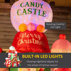 10ft Christmas Inflatables Candy Castle