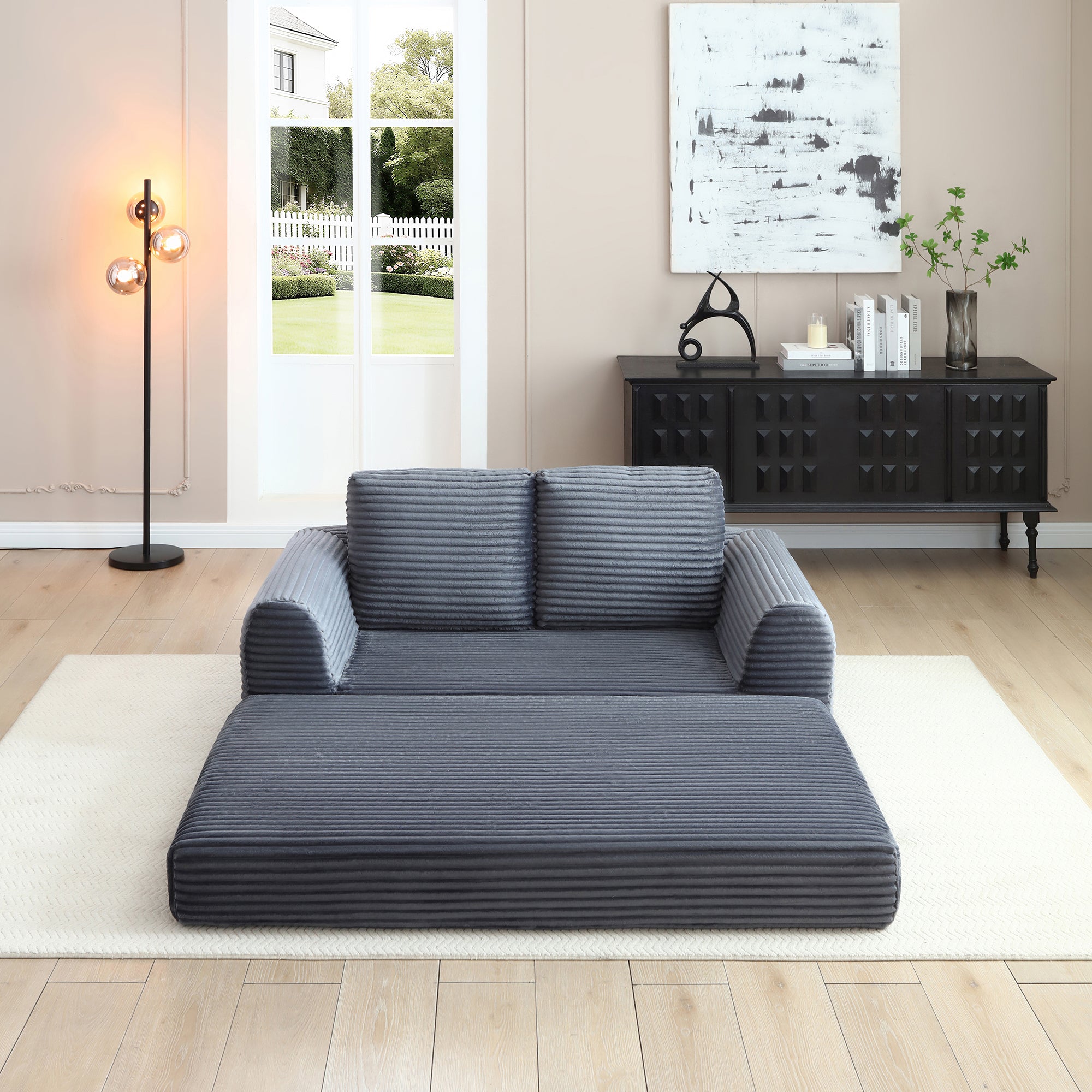 2-in-1 Folding Convertible Sofa Bed