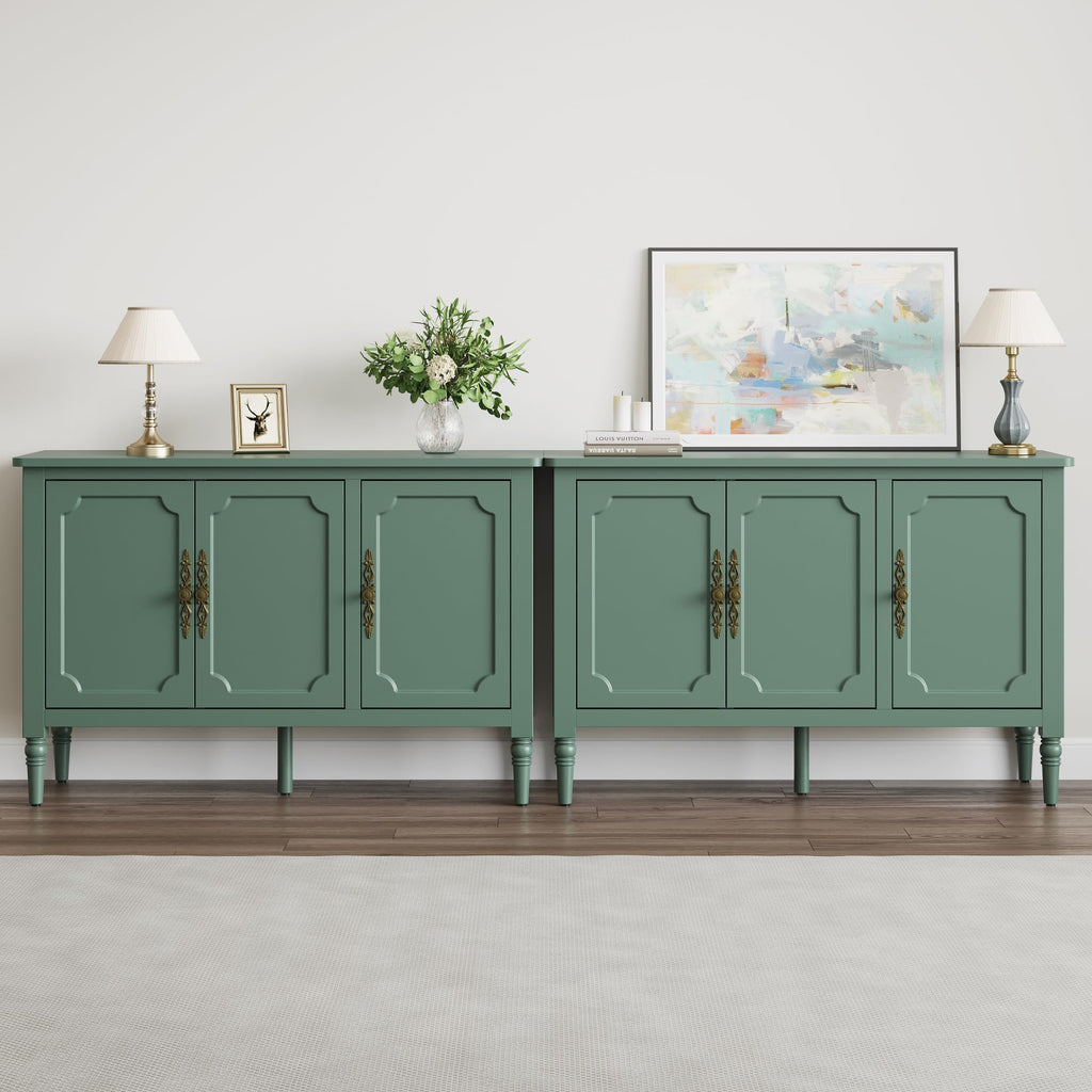 Mid-Century 3-Door Buffet Cabinet for Dining Room