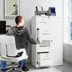 Metal Storage Vertical Filing Cabinet with Lock