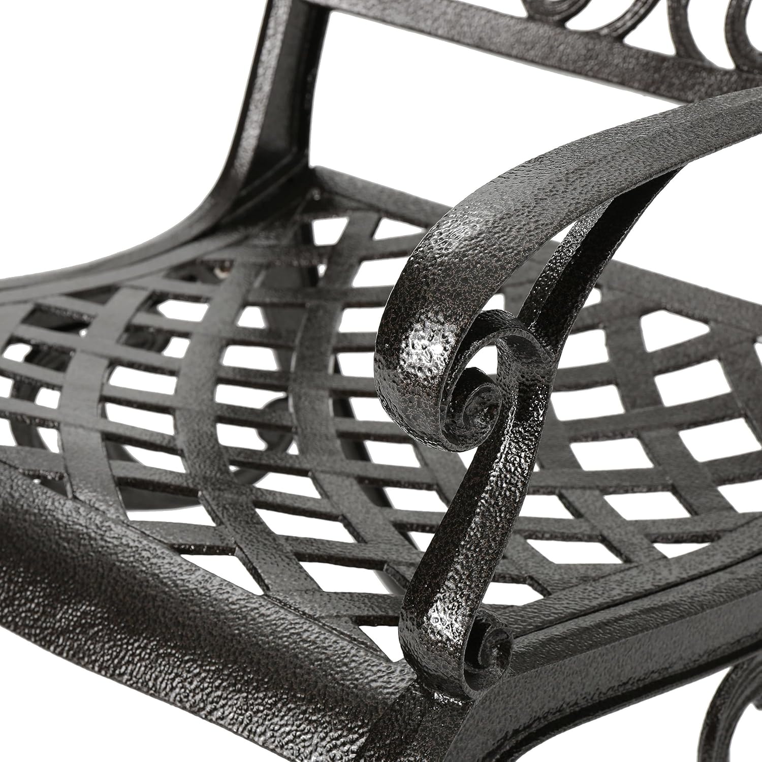 Ravenna 6-Person Metal Patio Dining Set with Rectangular Table