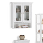 Acadian 24 Inch Wide Solid Wood Double Door Wall Cabinet
