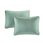 3 Piece Reversible Bedspread Set - Seafoam King/Cal King